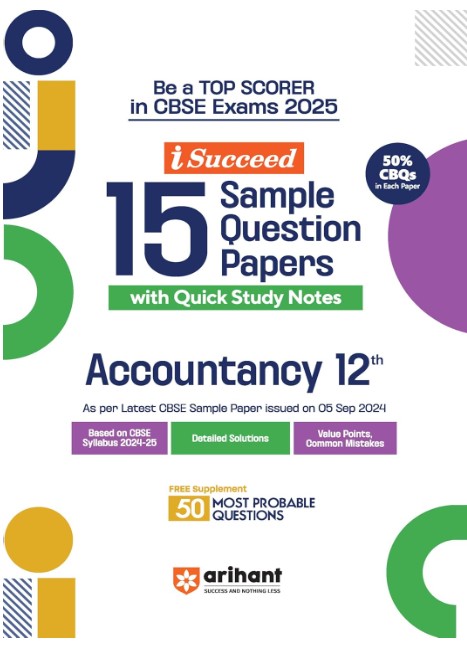 AI Succeed 15 Sample Question Papers for Accountancy Class 12th